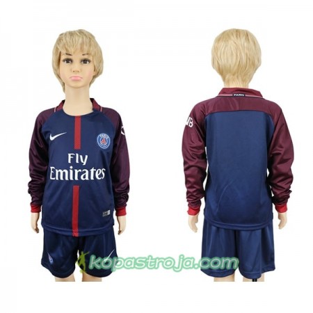 Billiga Fotbollströjor Paris SG Barn Hemma tröja 2017/18 Långärmad